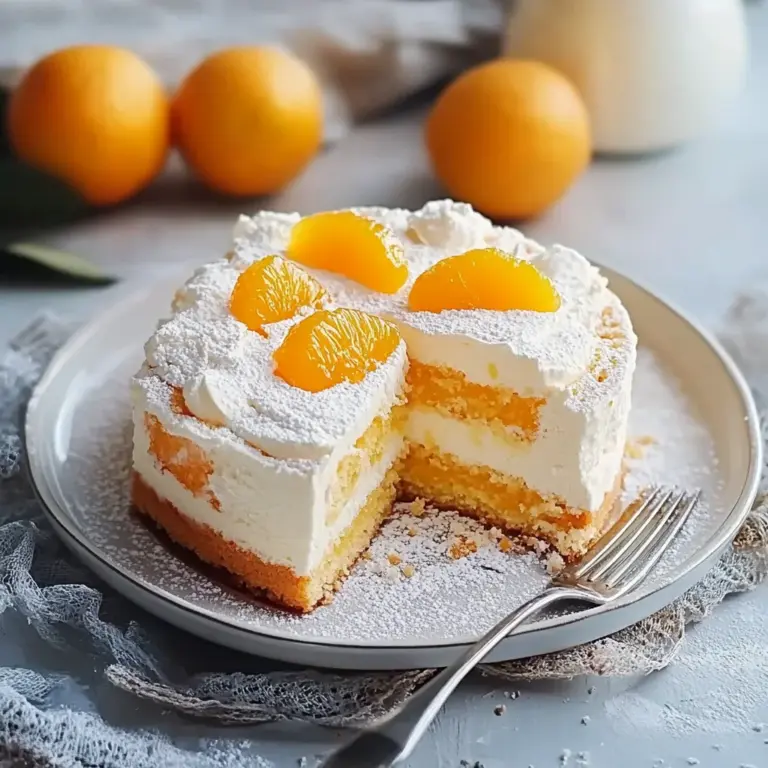 Fantakuchen mit Mandarinen-Schmand