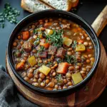 Klassischer Linseneintopf