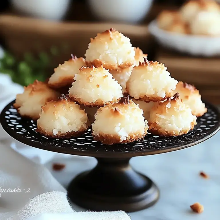 Saftige Kokosmakronen